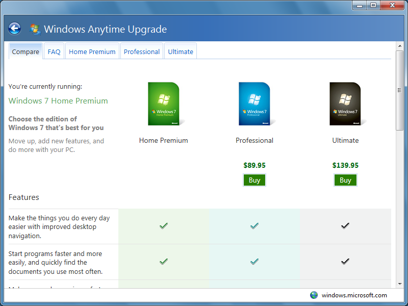 windows 7 anytime upgrade key for home premium
